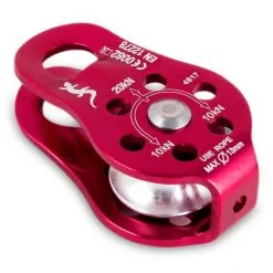 Fixe Single Pulley Mini for Rope red