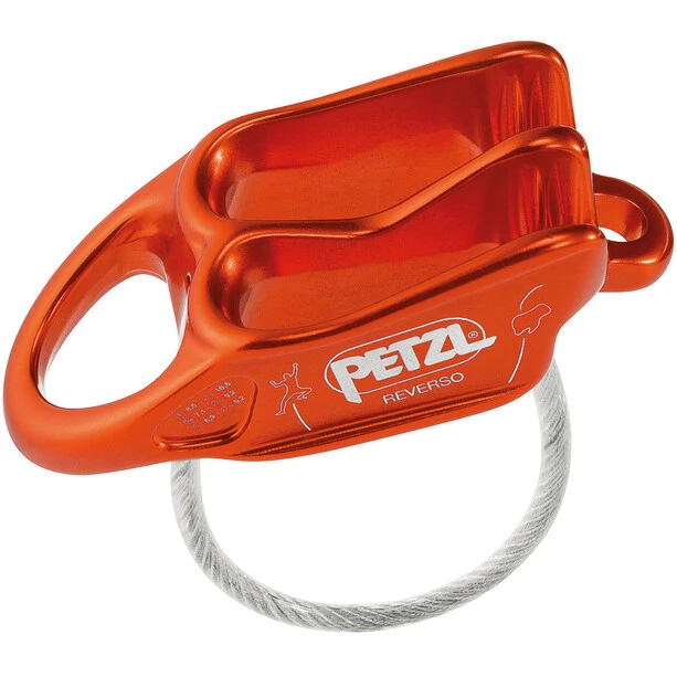 Petzl Reverso Belay Device red 1 Petzl Reverso Belay Device red