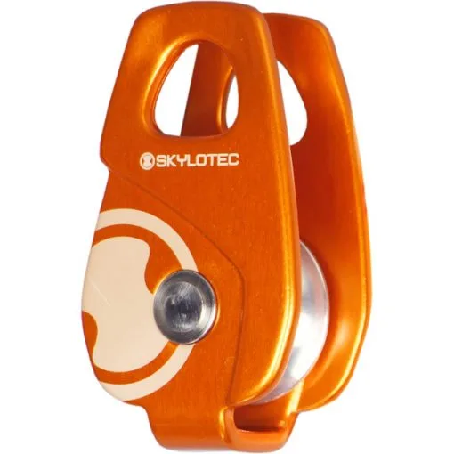 Skylotec Mini Roll Cage Rope Pulley orange -Harnesses Sales skylotec mini roll cage rope pulley silver 1